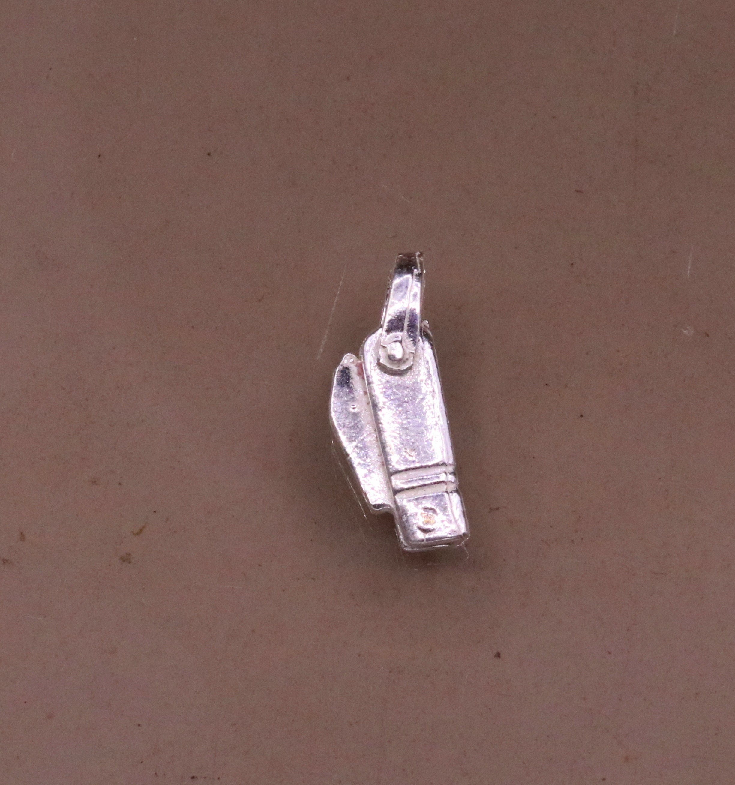 925 Sterling zilveren hanger gezet met druppelvormige Larimar | Verkocht