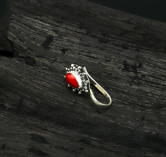 Coral nose pin deals