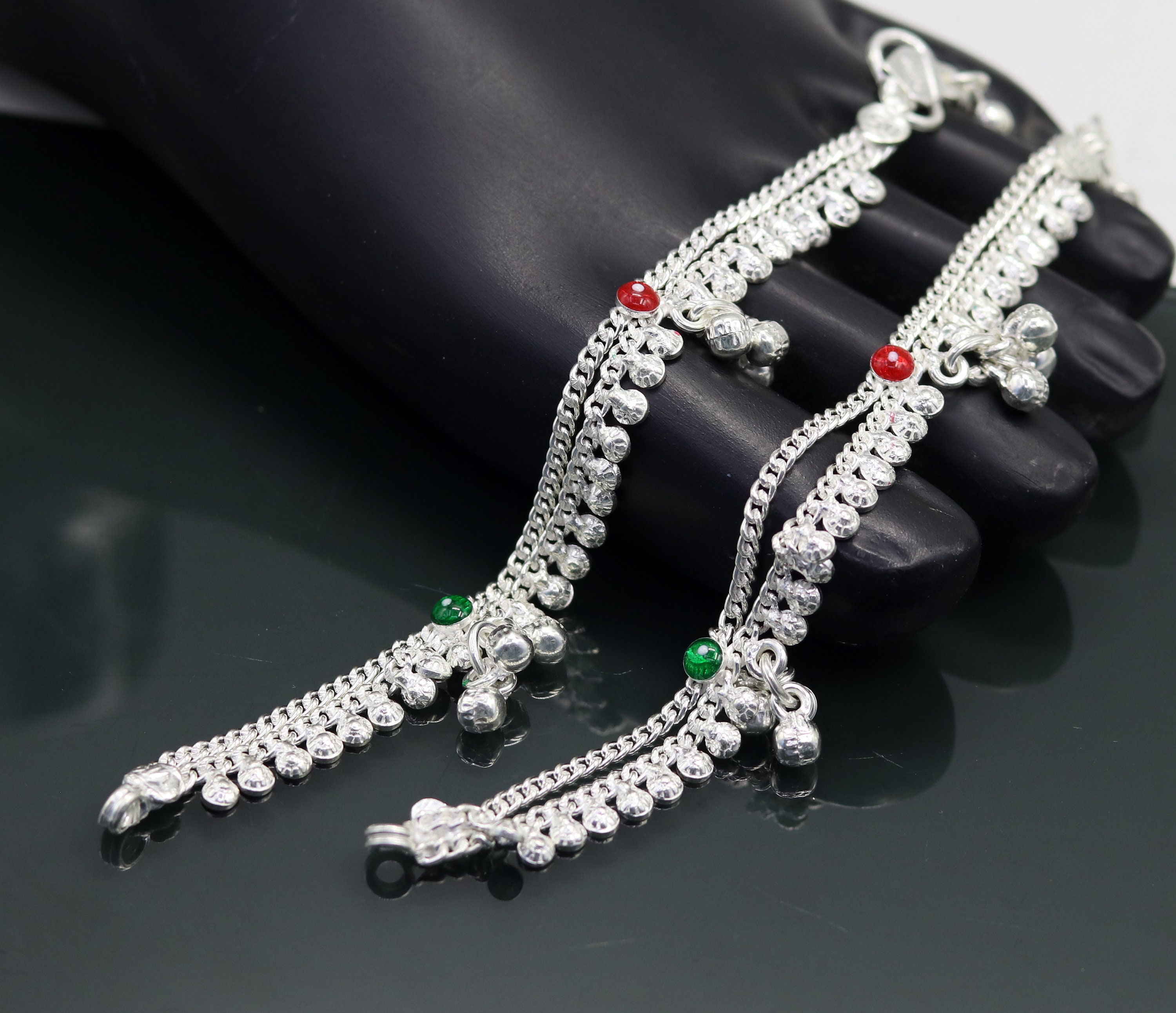 Cavigliera Donna In Argento 925 - Regolabile 22-27 Cm, Ipoallergenica, Per Spiaggia E Estate, Con Confezione Regalo