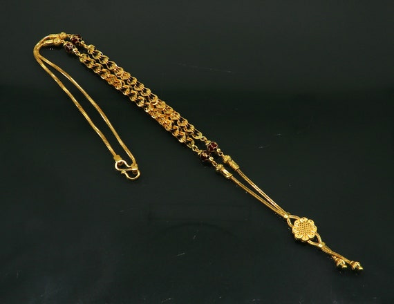 Gold chain models for mangalsutra deals