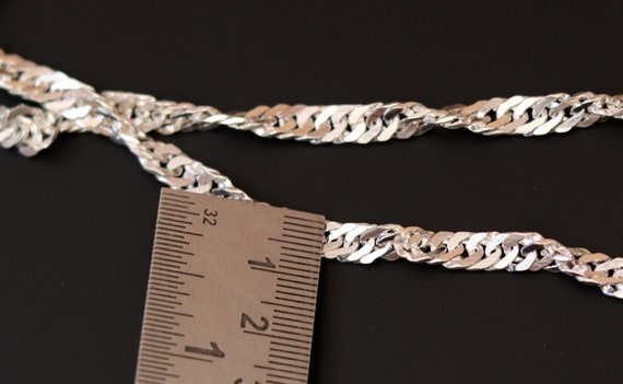 24 inches long handmade solid sterling silver gor… - image 10