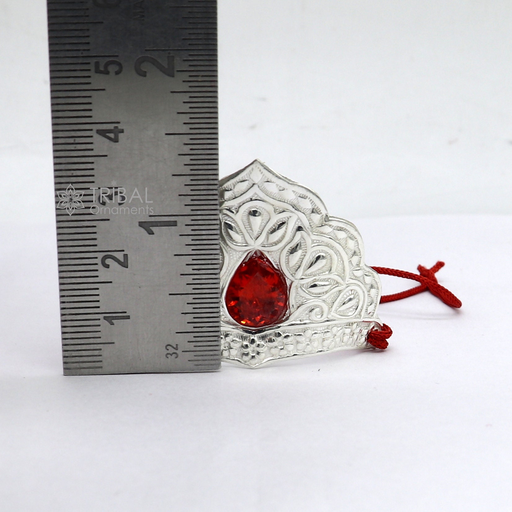 925 Sterling Silver Vintage Antique Design Mukut (crown