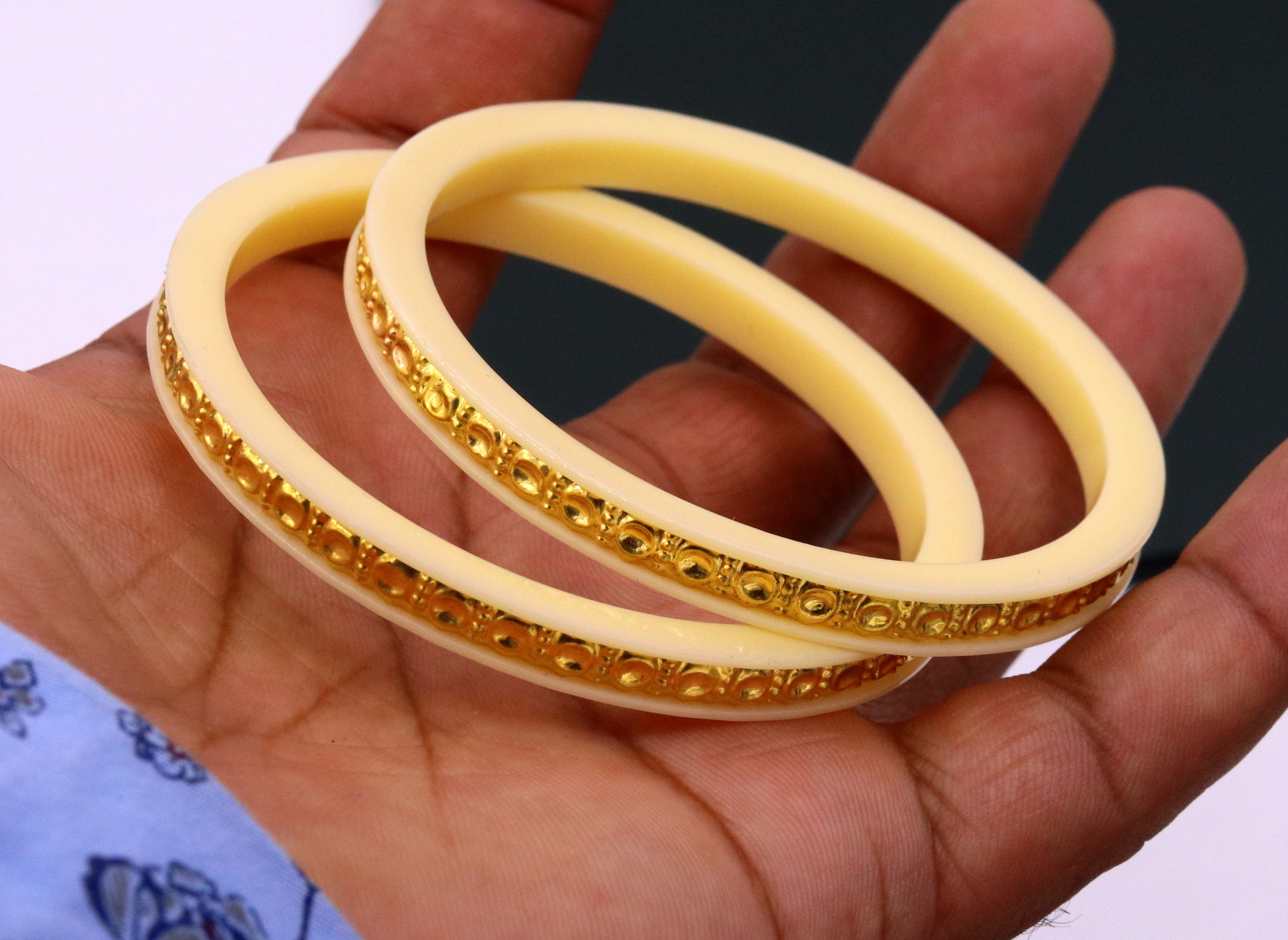 22karat Yellow Gold Handmade Vintage Antique Design Tussi 22karat Yellow Gold Handmade Vintage Antique Design Tussi