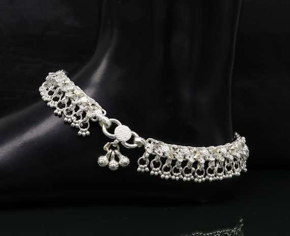 Latest anklet designs silver deals