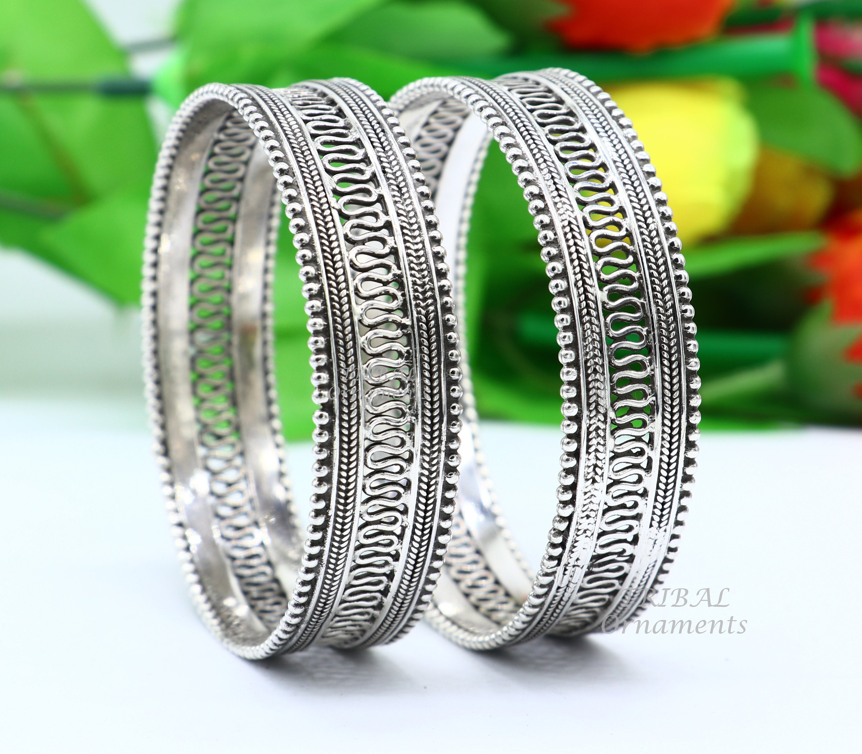 925 Sterling Silver Handmade Vintage Design Filigree Work