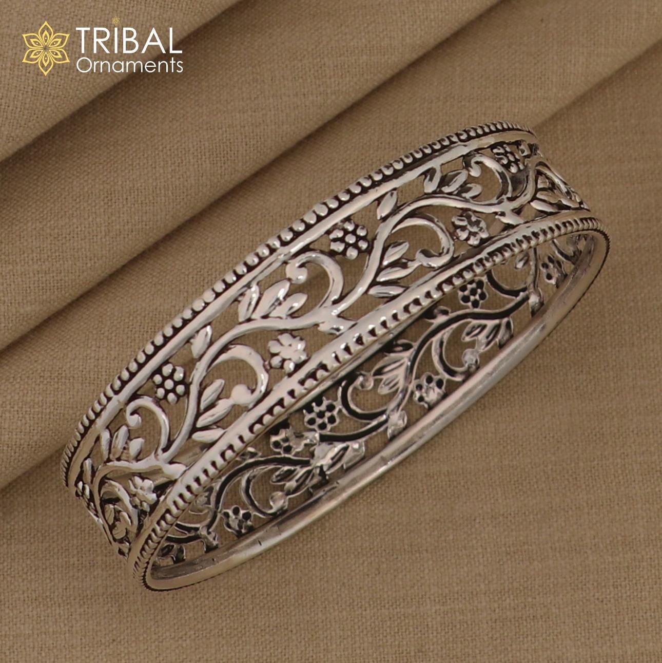 SILVER925 NATIVE DESIGN WIDE BANGLE/シルバー SILVER925 NATIVE DESIGN WIDE BANGLE/シルバー