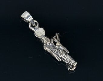 【新品】クリシュナ神シルバーペンダントヘッド＋ステンレスチェーン♡おまけ付 新品】クリシュナ神シルバーペンダントヘッド＋ステンレスチェーン