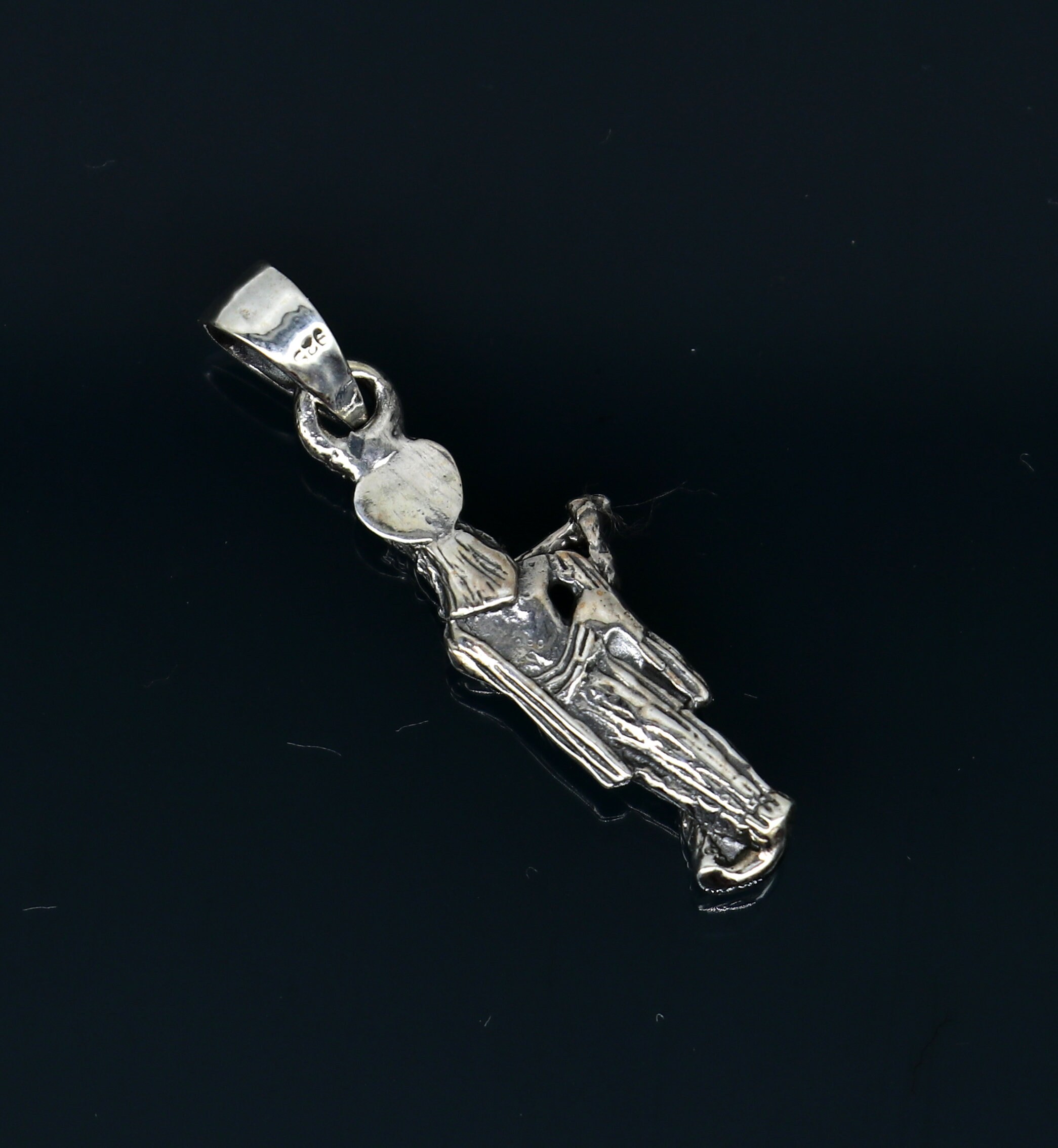 925スターリングシルバーのハンドメイドヒンドゥー教のアイドル