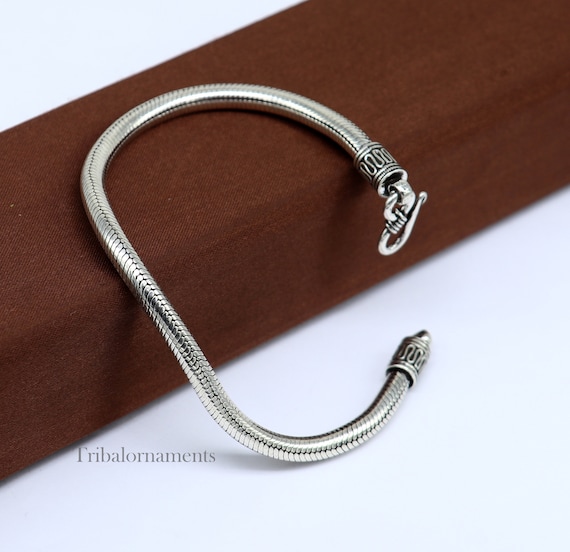 4.5 Mm 925 Sterling Silver Amazing Vintage Style Snake Chain