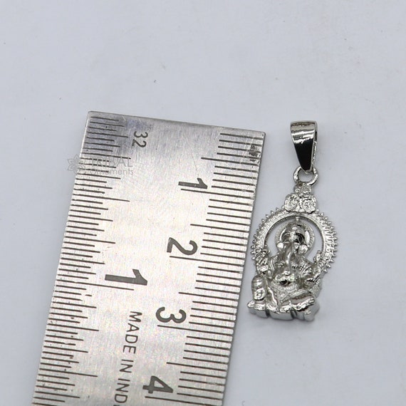 Ciondolo Ganesha In Argento Sterling 925 – Portafortuna Unisex Con Significato Profondo