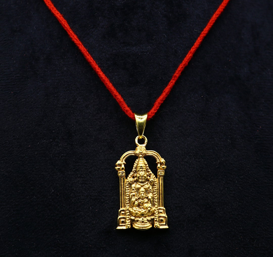 Venkateswara swamy locket gold discount