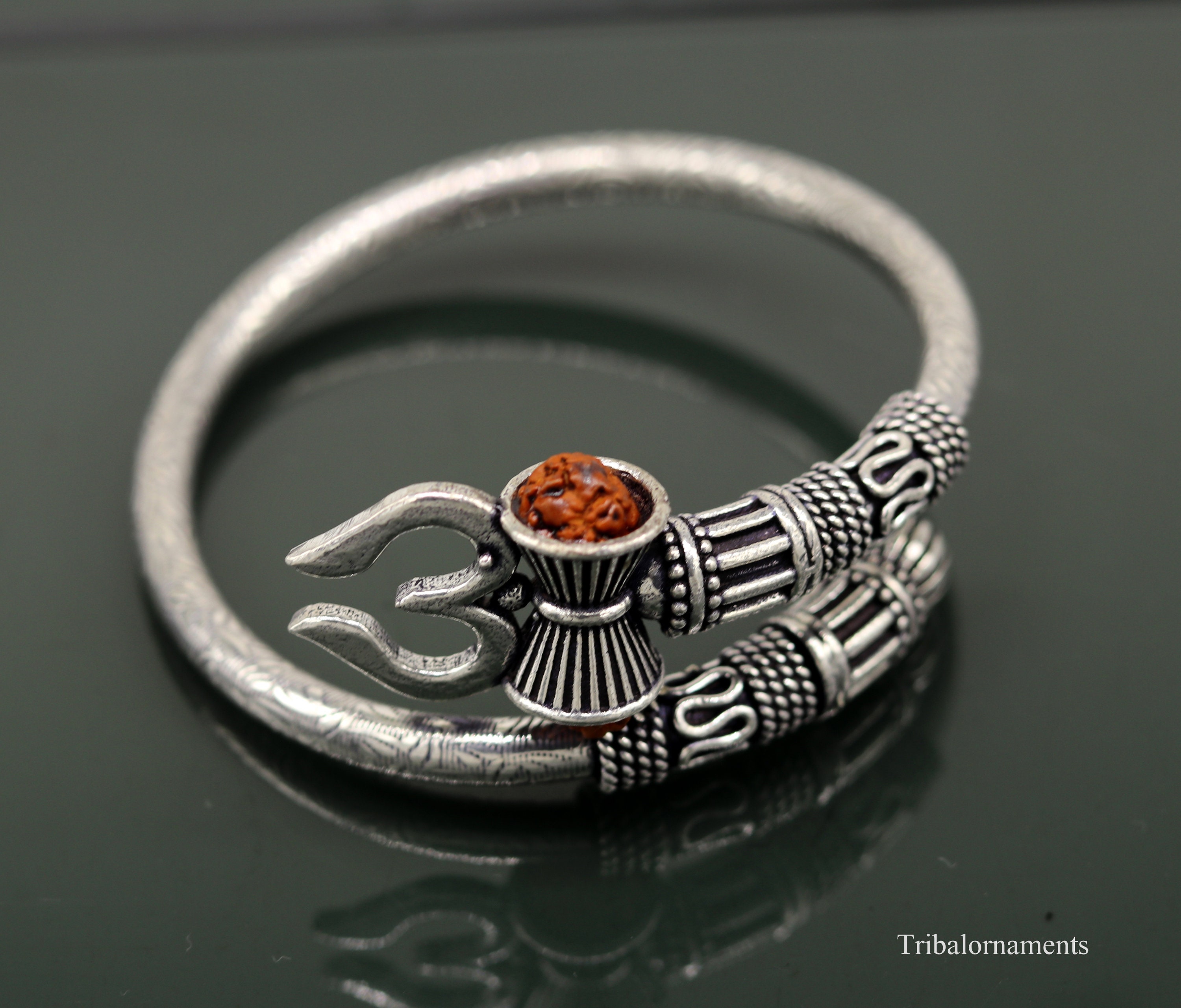 Lord Shiva Silver Bracelet 2024 | favors.com