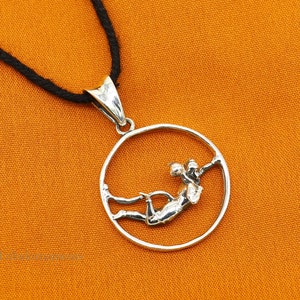 925 sterling silver flying Hindu god Lord Hanuman pendant, bajarangbali sitting fabulous pendant unisex gifting jewelry ssp904