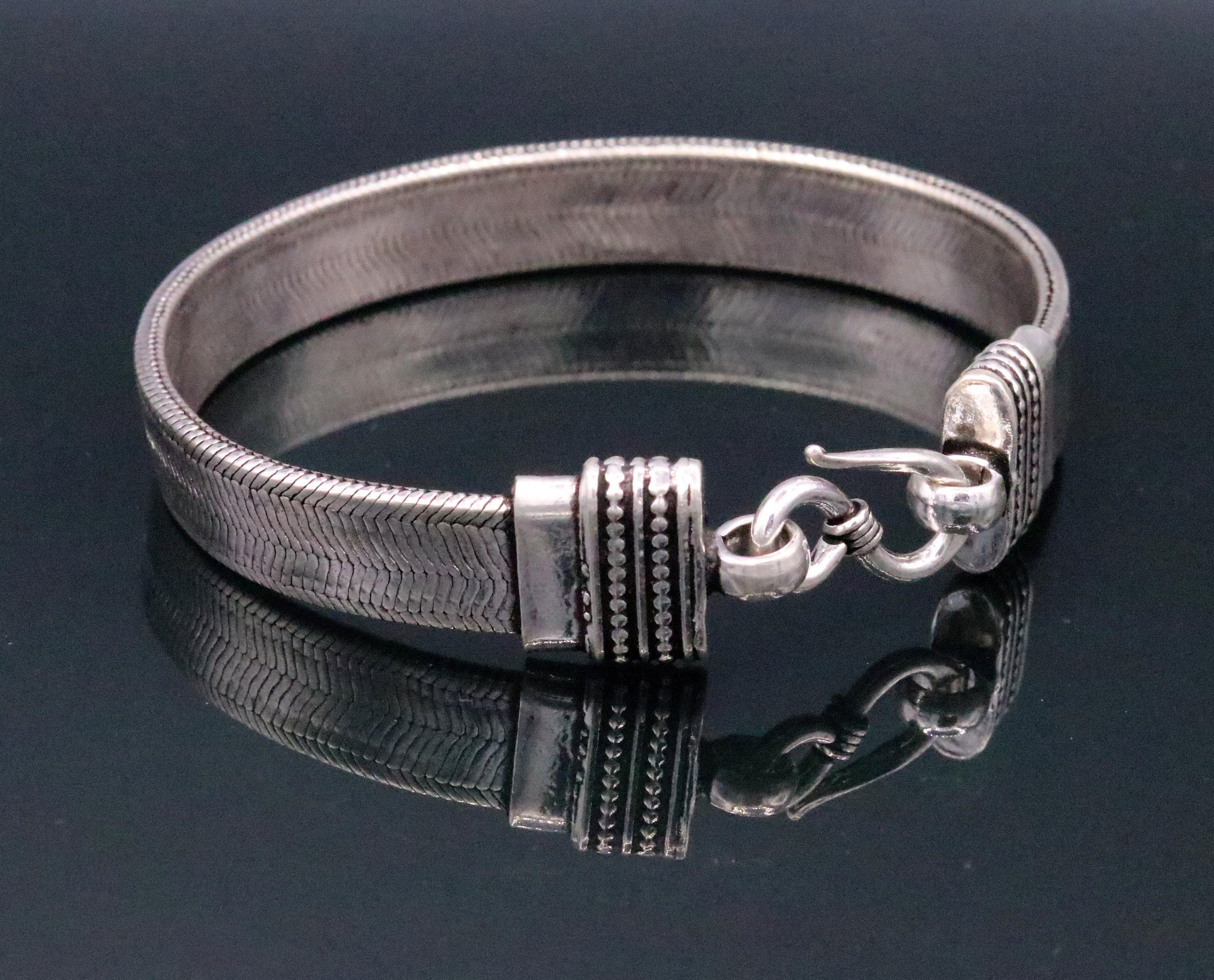 Tiara Foxtail Chain Bracelet in Sterling Silver