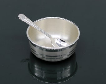 999 Fine Silver Handmade Small Baby Bowl and Spoon Set, Silver Tumbler, Flask, Stay Baby/kids Healthy, Silver Vessels Utensils Sv47 - Etsy 999 Fine Silver Handmade Small Baby Bowl and Spoon Set, Silver Tumbler, Flask, Stay Baby/kids Healthy, Silver Vessels Utensils Sv47 - Etsy