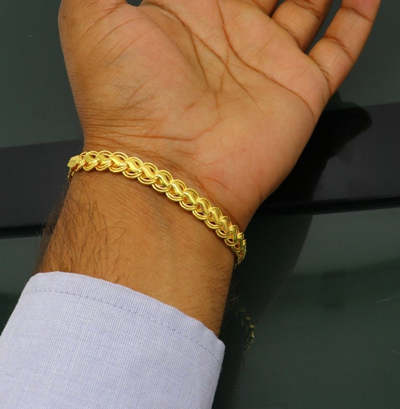 Yellow Gold Mariner Chain Bracelet, Large Chain Bracelet for Adults,  Stackable Unisex Bracelet, Discounted Bracelet. - Etsy