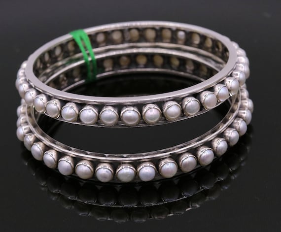 SILVER925 NAVAJO PEARL BANGLE/シルバー/バングル SILVER925 NAVAJO PEARL DESIGN BANGLE /シルバー/ブレスレット