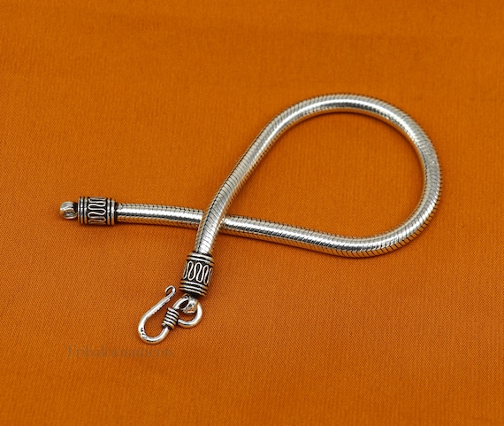 4.5 Mm 925 Sterling Silver Amazing Vintage Style Snake Chain