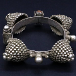 indian tribal Traditional design vintage solid silver handmade cuff bracelet women&#39;s tribal ethnic jewelry !!cb01