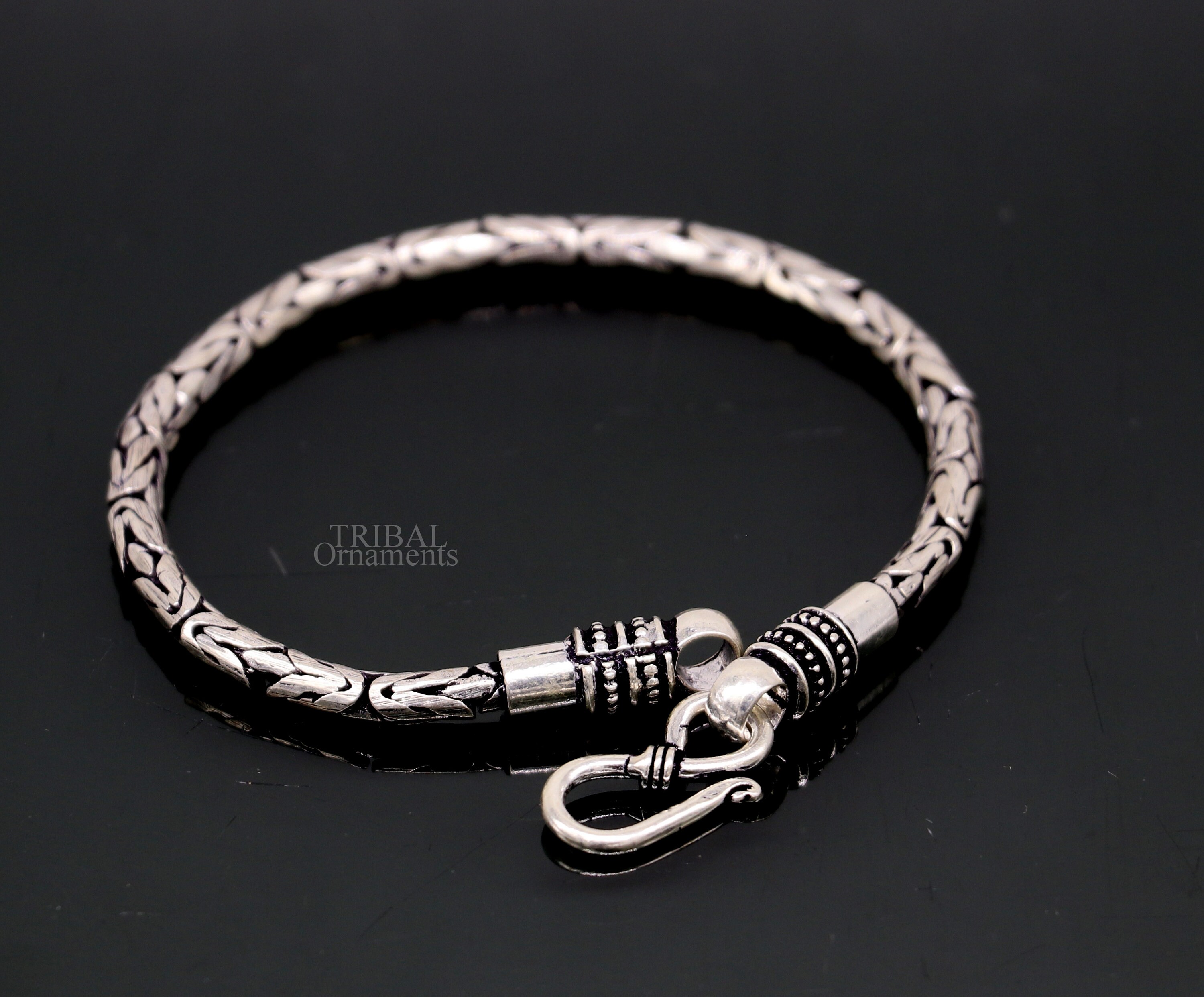 All Size 4MM Vintage Style Handmade Solid 925 Sterling All Size 4MM Vintage Style Handmade Solid 925 Sterling