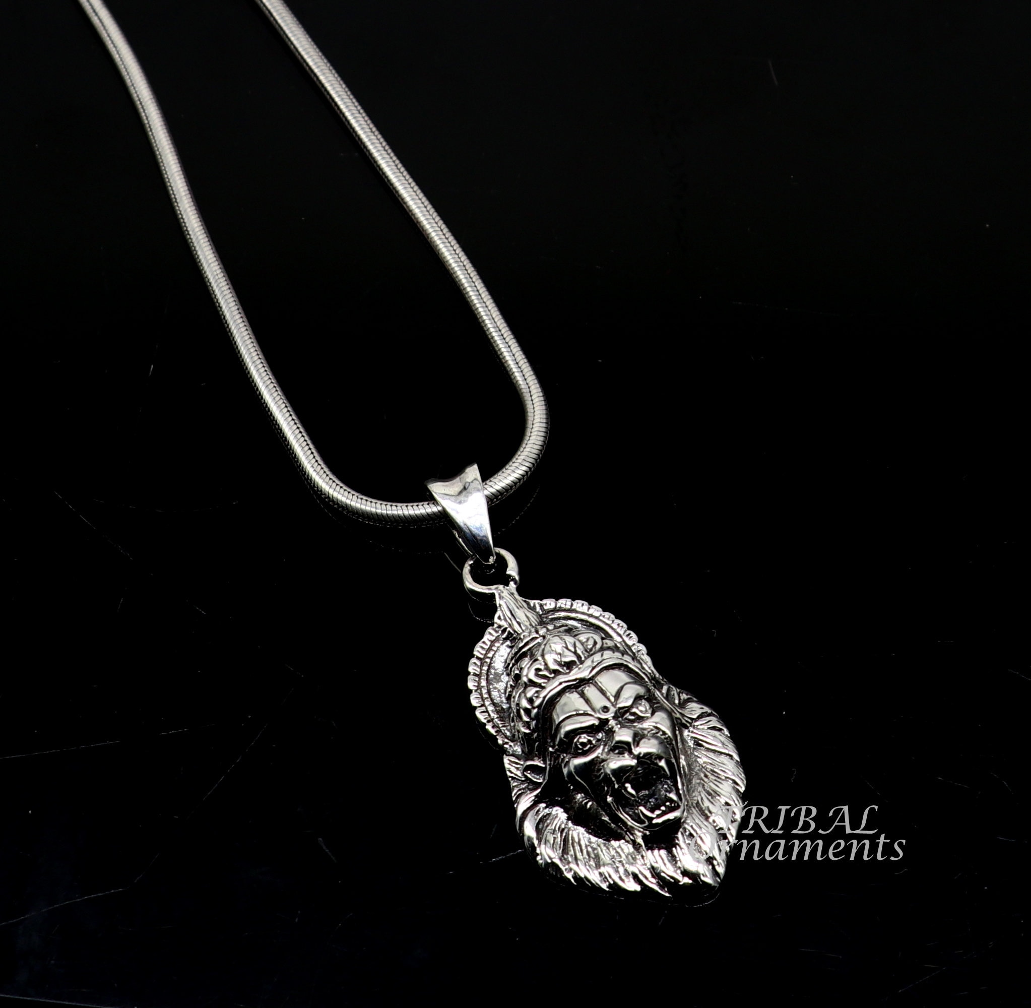 925 純銀製アイドル神ヴィシュヌ ナルシマ ペンダント