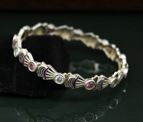 925 Silver Handmade Vintage Antique Traditional Banjara Bangle Bracelet Indian Ethnic Tribal Bangles for Girl s Sba22 Etsy Australia