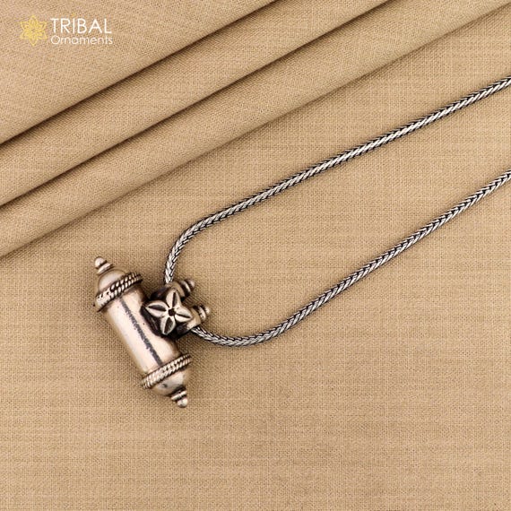 Sterling Silver Tribal Amulet Pendant Sterling Silver Tribal Amulet Pendant