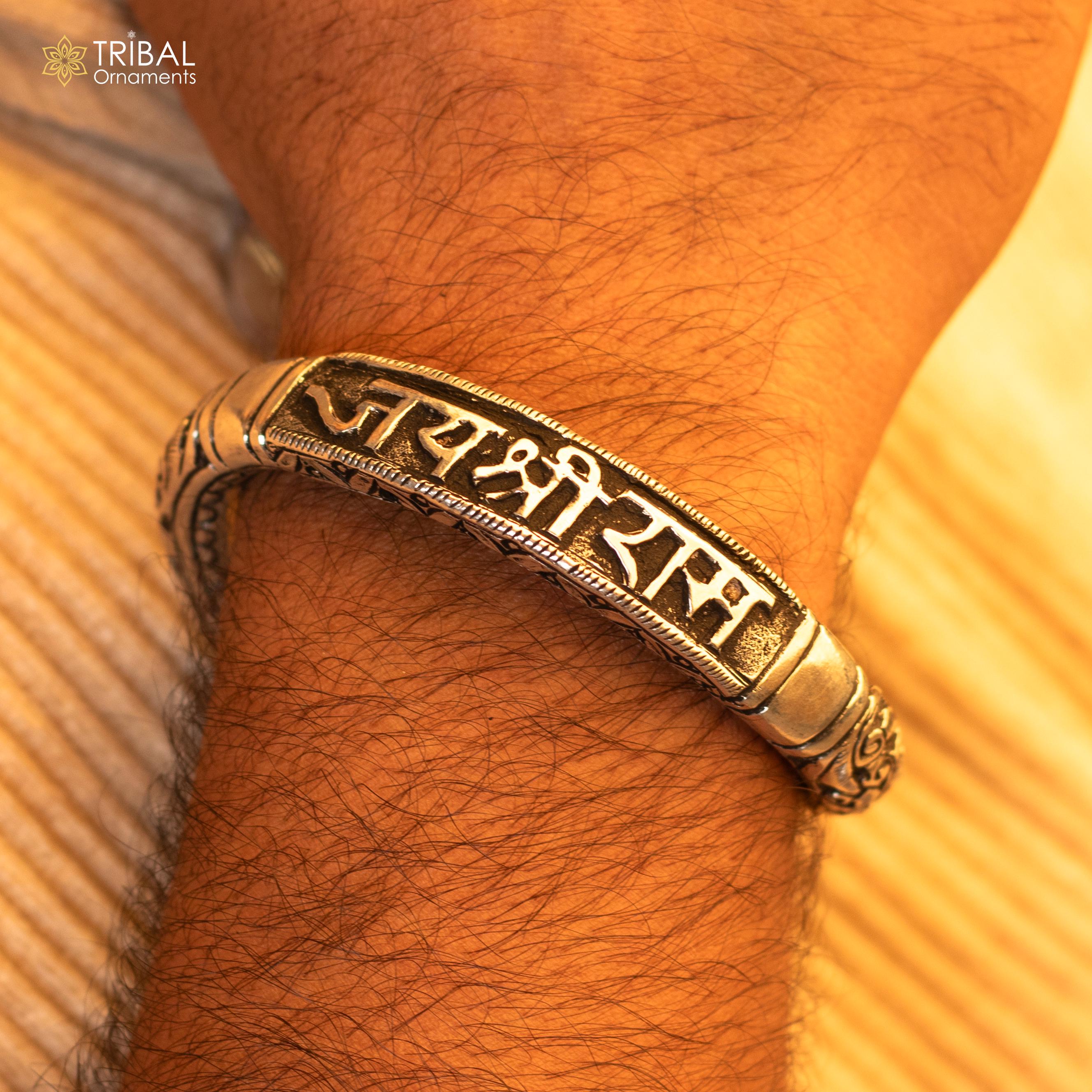 Sri Rama Hand Chain 925 Sterling Silver Handmade Chitai Work