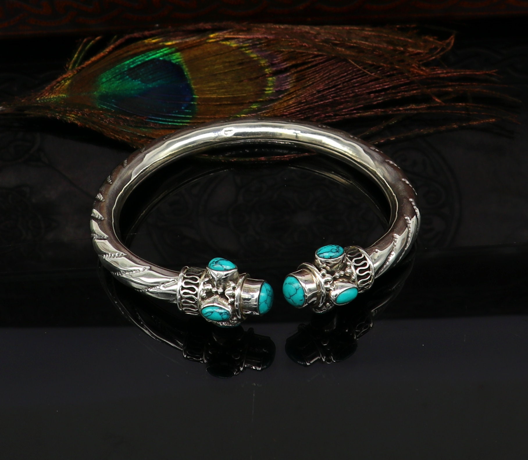 925 Sterling Silver Customized Flexible Bangle Bracelet