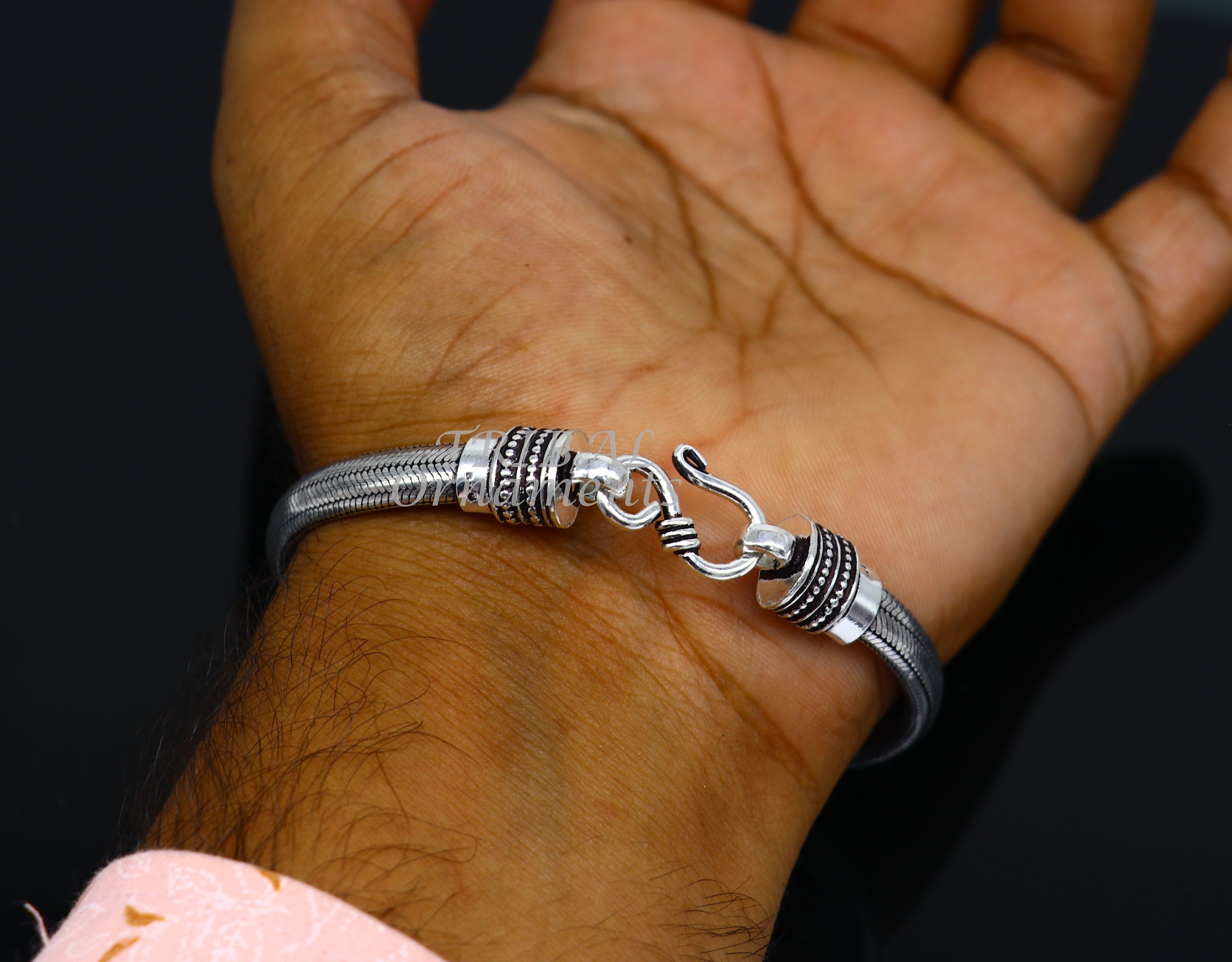 7MM 925 Sterling Silver Handmade Amazing Snake Chain 7MM 925 Sterling Silver Handmade Amazing Snake Chain