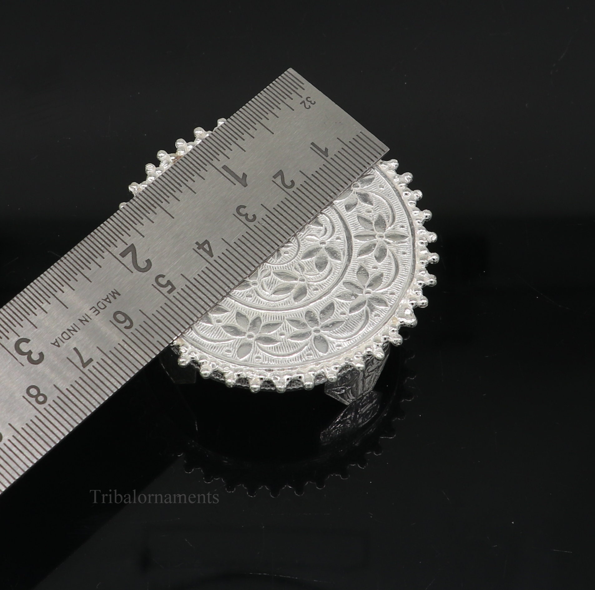 Vintage Design Sterling Silver Handmade Customize Small Vintage Design Sterling Silver Handmade Customize Small