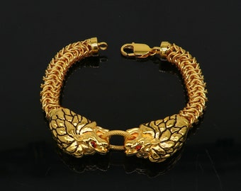 Bracciale con coccinella elettroformata placcato in oro 18Kt | FedericaRossi