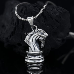 925 Sterling silver handmade  unique design horse pendant nsp870