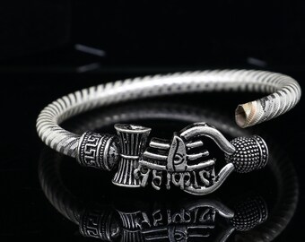 Mahakal bracelet silver deals