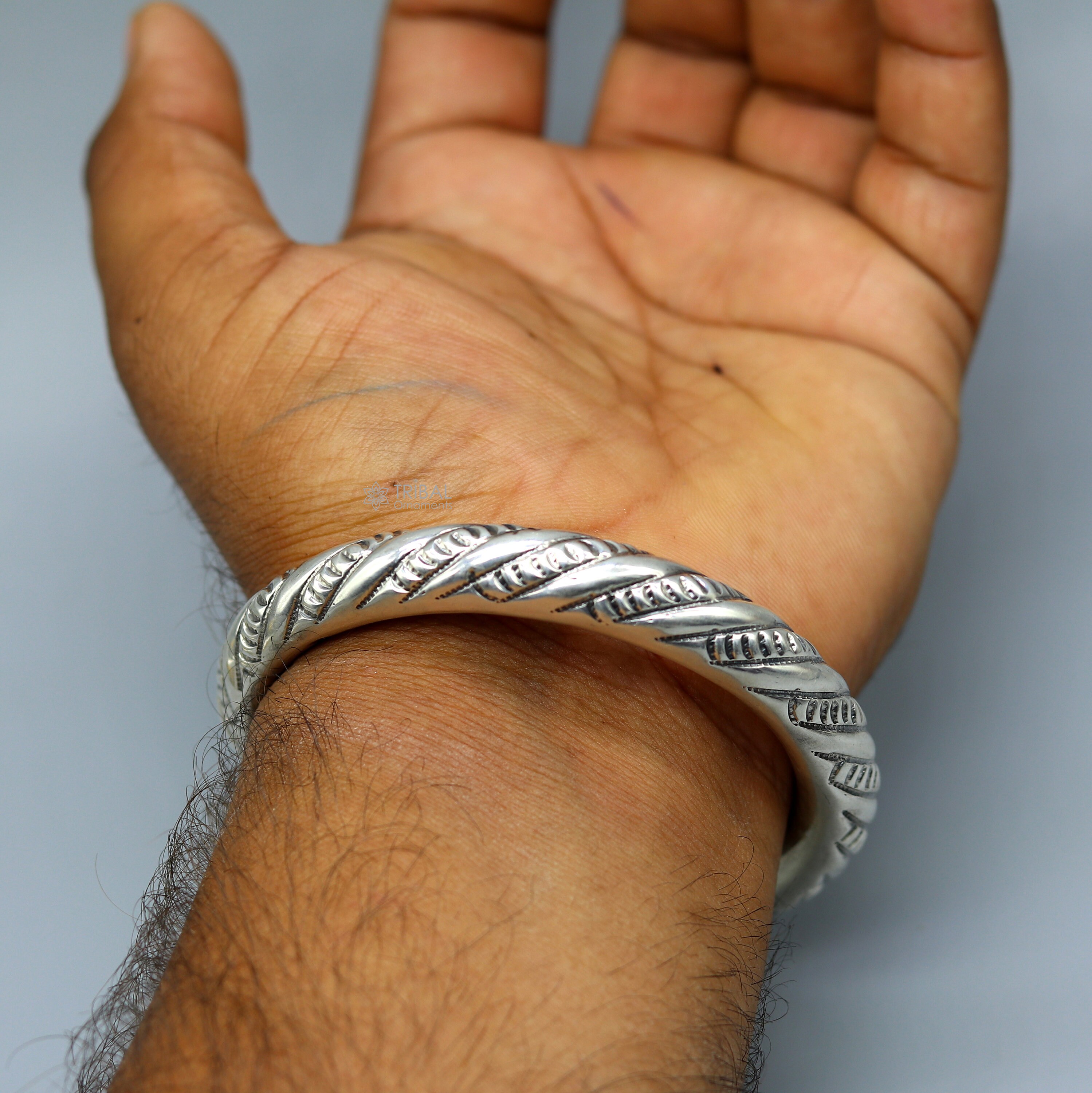 925 Sterling Silver Handmade Bangle Bracelet Kada Unisex 925 Sterling Silver Handmade Bangle Bracelet Kada Unisex