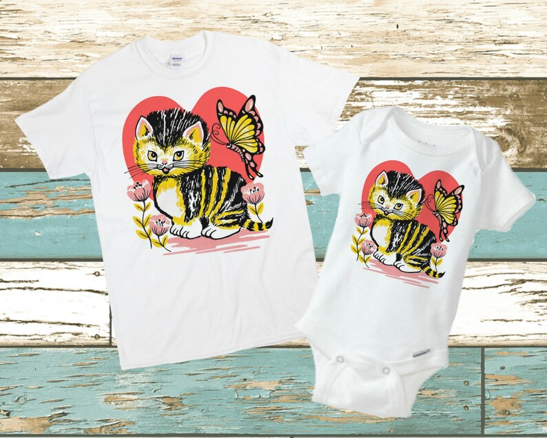 Cute Girls Shirts Kitty Cat Pink Heart Kids Clothes Trendy Baby Bodysuit Toddler T Shirt Newborn 0 3 3 6 6 9 9 12 12mo 2t 3t 4t 5t 6 8 10 12 - 