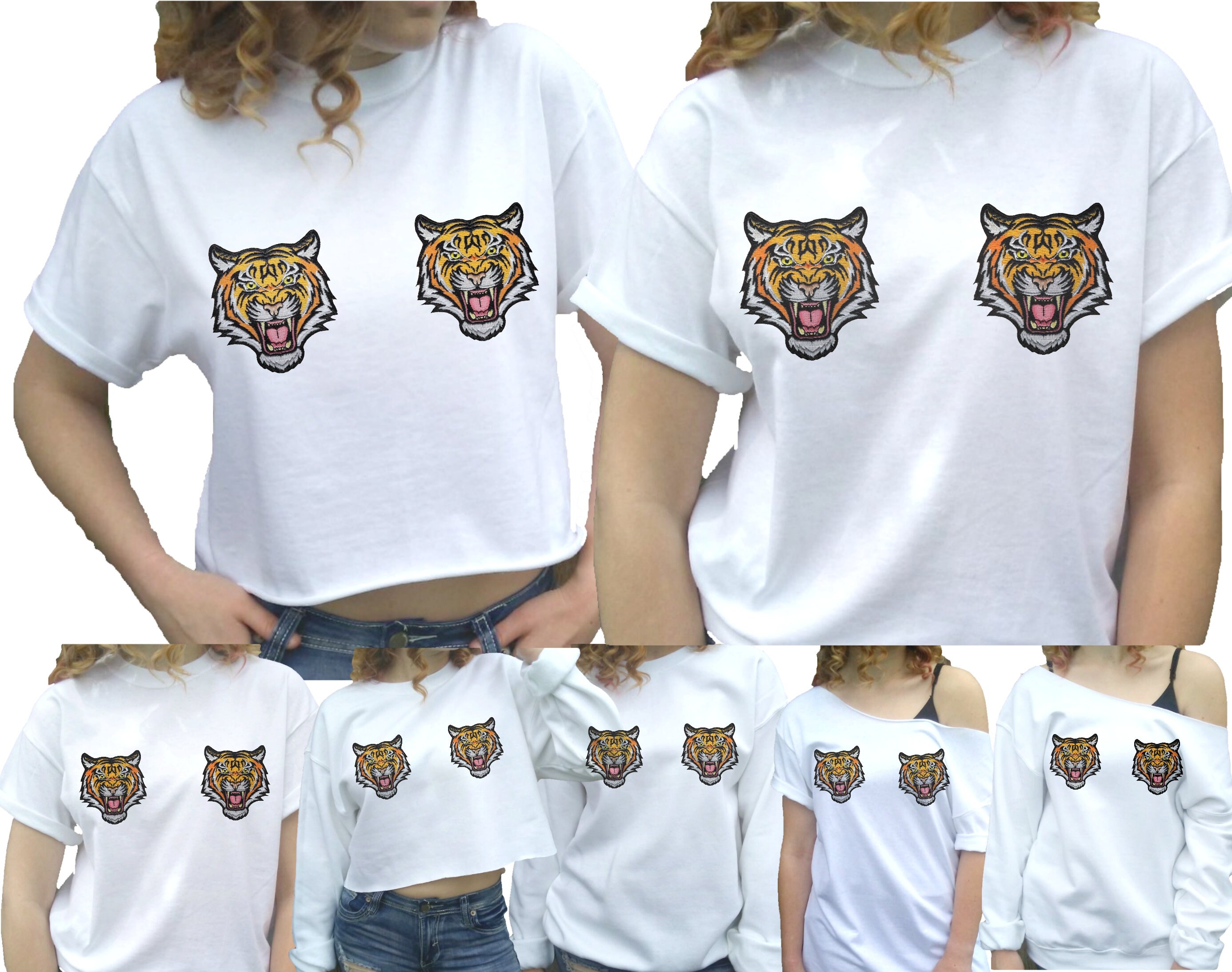 plus size tiger shirt