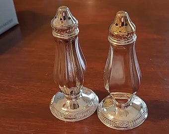 Vintage 1994 Royal Limited Silver Plated Salt and Pepper Shaker Set