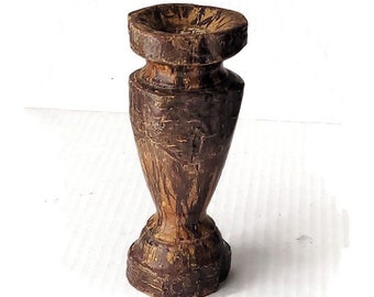 Chrysanthemum Wood Vase, Hand Turned Wooden Vase, Rare and Beautiful