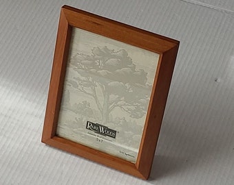 Teak Frame - "Rare Woods" Brand 5"x7" Solid Teak Wood Photo Frame from the 1980s