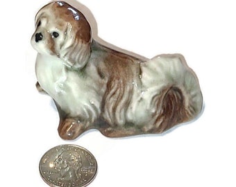 Mini Dog Figurine, "Teacup" Doggie Figurine in Very Nice Vintage Condition