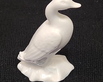 Limoges Haviland Porcelain Goose Figurine Vintage French Country Decor