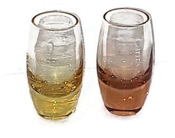 Vintage Carnival Cruise Line Shot Glasses Set: Retro Souvenir Collectible Barware Ship Memorabilia