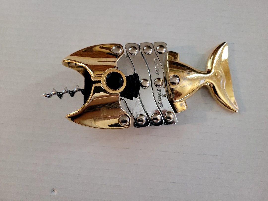 Lazy Fish Corkscrew in Nice Vintage Condition Etsy