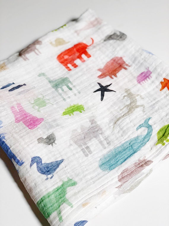 double gauze swaddle blanket