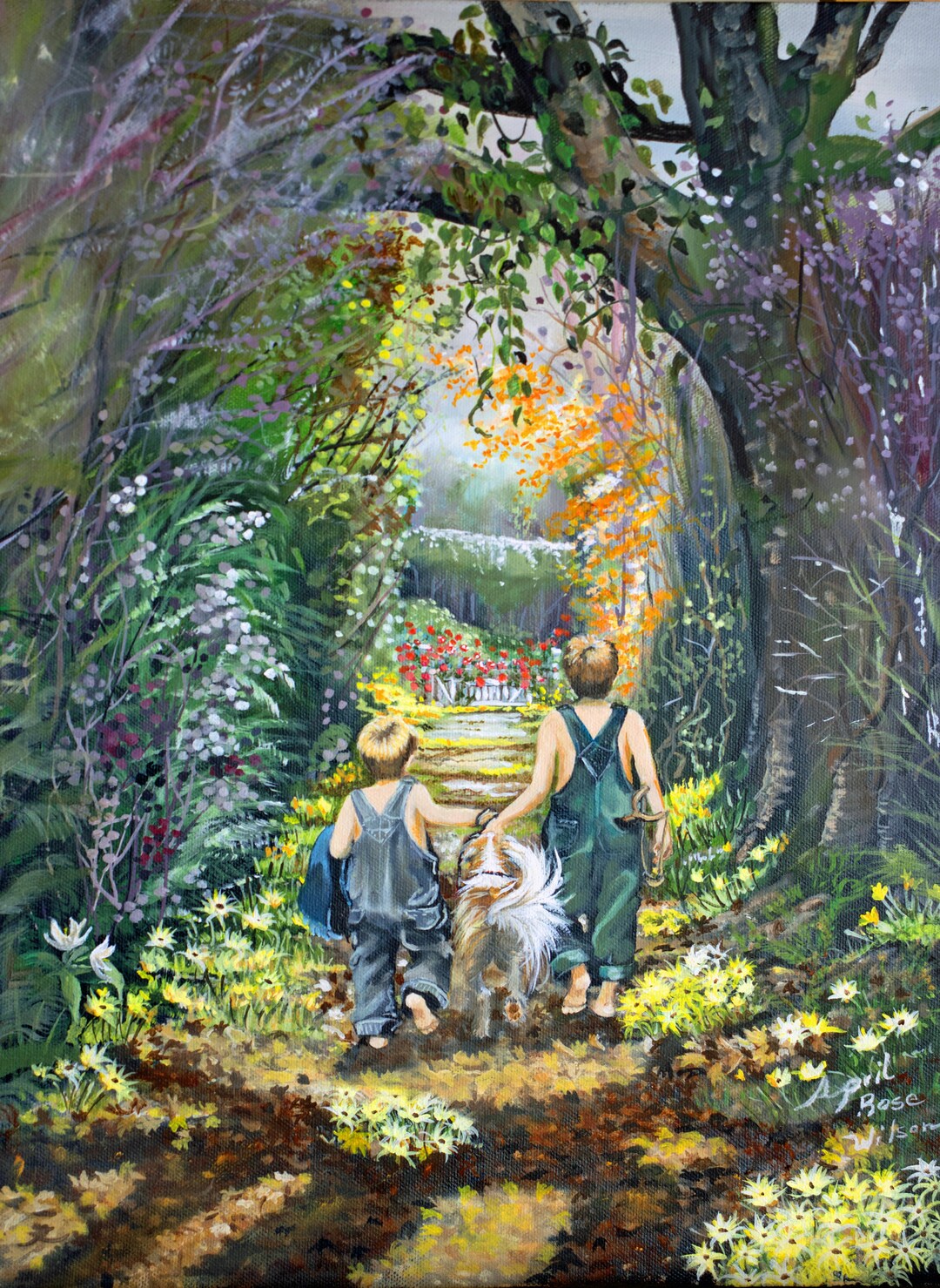 Childhood Painting , Little Boys Room Art, Children Wall Art, Boys ...