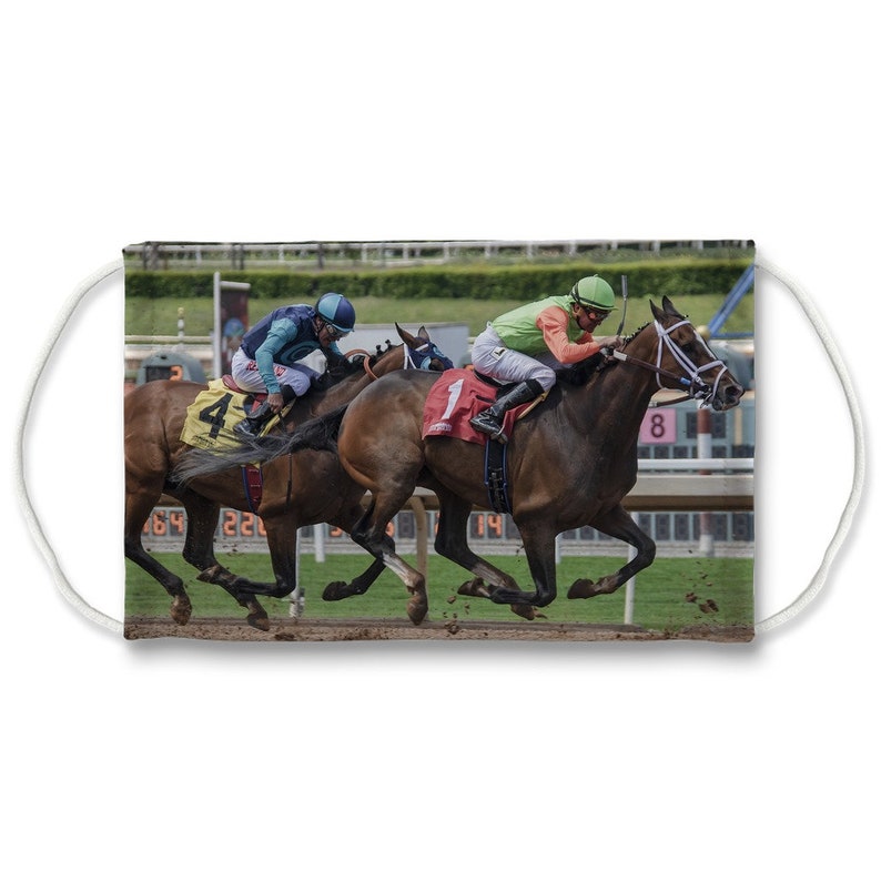 Horse Racing Washable Mask With Activated Carbon Filter Etsy