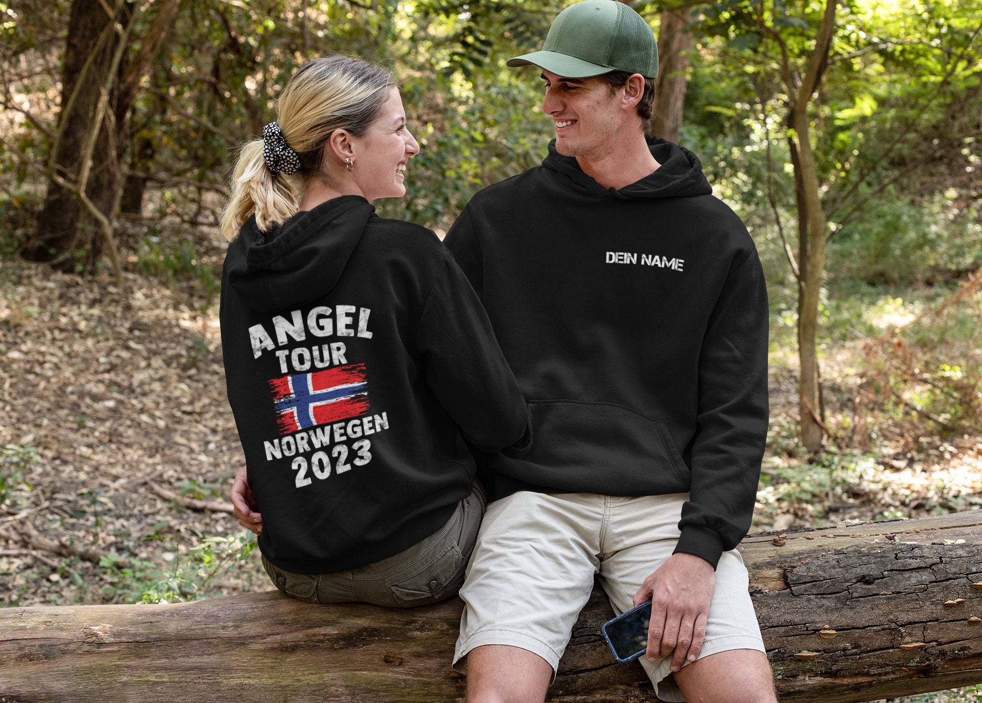 Norway 2023 Fishing Tour Hoodie With Own Name Customizable High