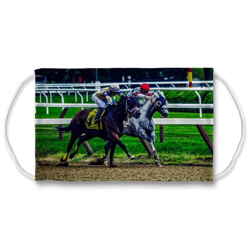 Horse racing washable mask with activated carbon filter Etsy