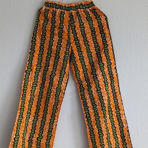 Seraya - African Printed Maxi Pants - High Waist Pants - Printed Maxi Pants - African Clothing for women - Ankara Maxi Pants Ankara Print